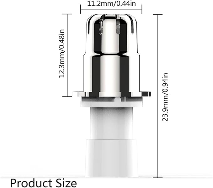 1Pc Nose Trimmer Heads Nose Hair Cutter Replacement Head 3-in-1 Shaver