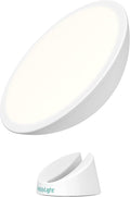 Verilux HappyLight Halo - Cordless LED Light Therapy Lamp with a 360° Magnetic Base &amp Rechargeable Battery for Portable UV-Free Full Spectrum 10000 LUX Light with Adjustable Brightness and Colo