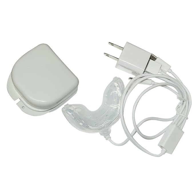 Red Light Oral Device - Advanced Gum Therapy and Toothache Relief Solution - with 16 LED Lights. Includes USB and Android Adapters for Convenient Use
