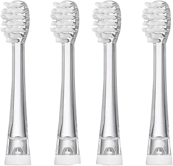 Kids Toothbrush Heads YCSG-831 for Compatible ForSonic Electric EK6 Children Replacement Brush Head Ultral Soft 2pcs/Pack(4 Small Heads)