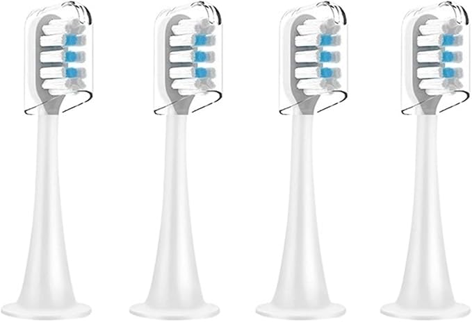 4pcs Replacement Brush HeadsCompatible for Xiaomi Mijia T300 T301 T500 Head(4)