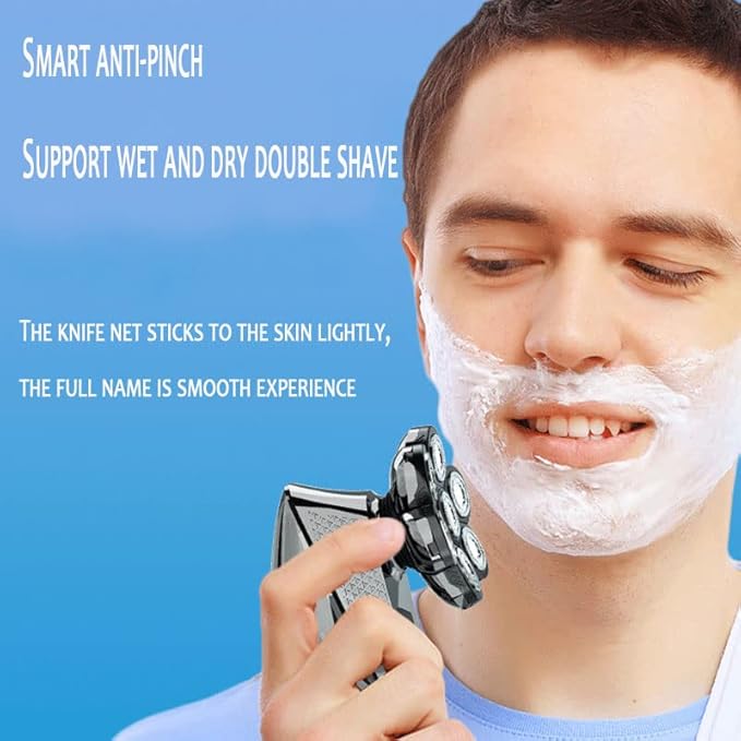 Electric Razor for Men LCD 7 Blade Shaver Rechargeable Beard Shaved Electric Shaver Men Body Hair Trimmer Electric Shaver