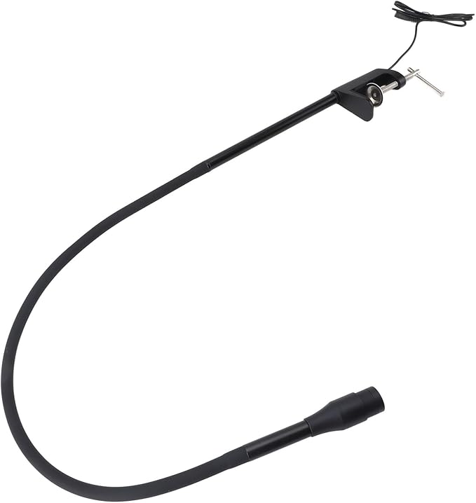 Focket Lamp for Eyelash Extensions 395-400nm LED Adjustable Spot Size Light with Gooseneck and Clamp for Spa Salon Makeup Task Reading Lamp