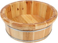 Wood Foot Bath Foot Spa Soaking Tub Wooden Foot Washing Bucket Foot Soak to Relieve Feet Stress Foot Basin Basin Soothe and Comfort Feet for Home Office Use