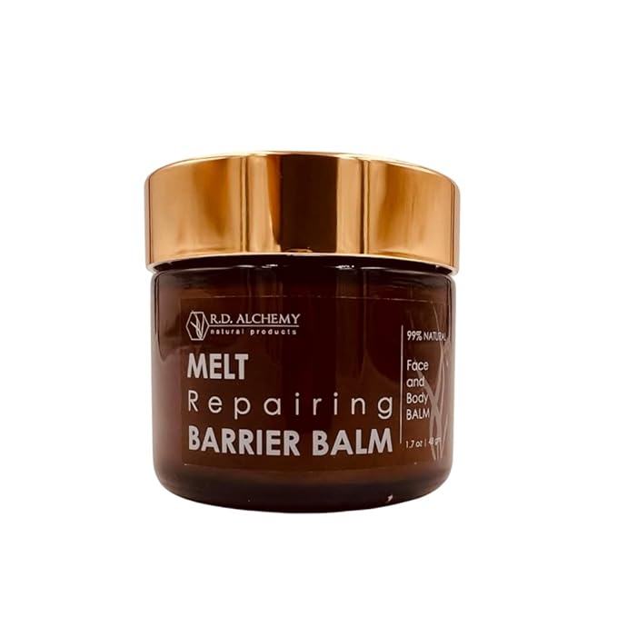 RD Alchemy - MELT BARRIER BALM - Deep Recovery Repair Treatment for Dry Cracked &amp Damaged Skin – Restores Skin Barrier Locks in Hydration &amp Protects for Face and Body!