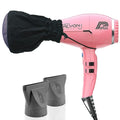 Parlux Alyon Pink Hair Dryer + M Hair Designs Metal Mesh Diffuser Bundle – Lightweight Ionic Fast-Drying Professional Blow Dryer for Frizz-Free Salon-Quality Hair