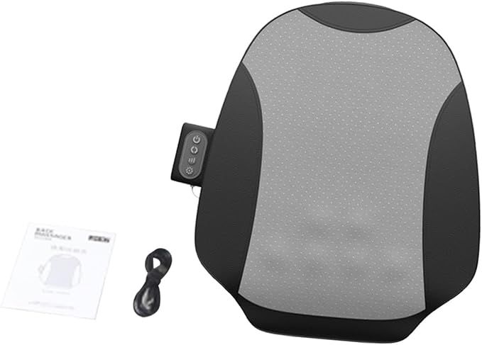 Lower Back Massager with Heat Comfortable Ergonomic Breathable Electric Deep Tissue for Home Car Gifts for Men Women Mom Dad