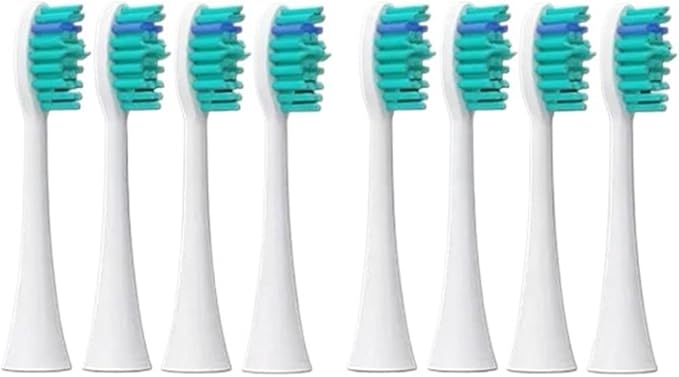 Compatible for Toothbrush Brush Head Replacement Heads HX3/HX6/HX9 Series HX3210/3211/6150/6500/6510/6530/9342/6730(8P4)