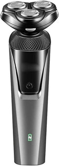 Electric Shaver Men‘s Electric Shaver Three-Head Three-in-one Shaver Set Electric Nose Hair Side Hair Beard Trimmer Washable USB Rechargeable Trimmer