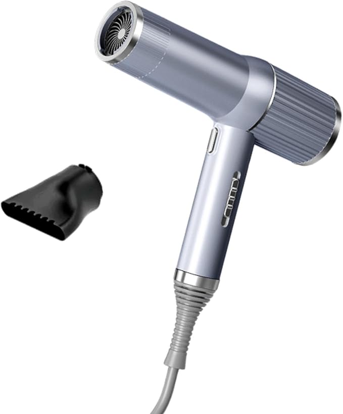 Generic Portable Hair Tool with Nozzle for Styling Curly Hair in Hotels gray 1 Nozzle