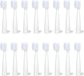 Replacement Toothbrush Heads Compatible for Jianpai S12/HYUNDAI XM-806/ACA ALY-HYS01W/TSOP/Royalstar/INPHIC Electric Bristles(16white)