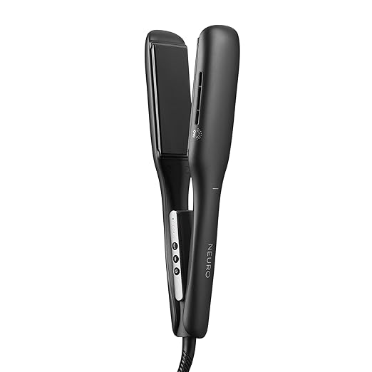 Neuro by Paul Mitchell Smooth+ 1.75 Ceramic Straightening &amp Styling Iron Travel Flat Iron Dual Voltage for Worldwide Use Extra-Wide Plate Size for Faster Styling