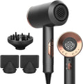Powerful Electric Hair Dryer Low Noise Below Dryer Hot Cold Wind Hairdryer 3 Heat Settings 2 Speeds 2 Nozzles 2200W 220V