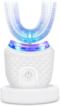 Ultrasonic Electric Toothbrush U Shaped Automatic Toothbrush for Adults 360° Whole Mouth Toothbrush Whitening IPX7 Waterproof
