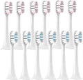 12PCS Replacement Brush HeadsCompatible for XIAOMI MIJIA T300/T500/T700 Electric Tooth Soft Bristle Caps Vacuum Package Nozzles(6Pink6WhiteBlue)