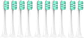 Replacement Brush Heads Compatible for Mijia T300/T500/T700 for Sonic Electric Toothbrushes with Caps Sealed Package Soft(10Green)
