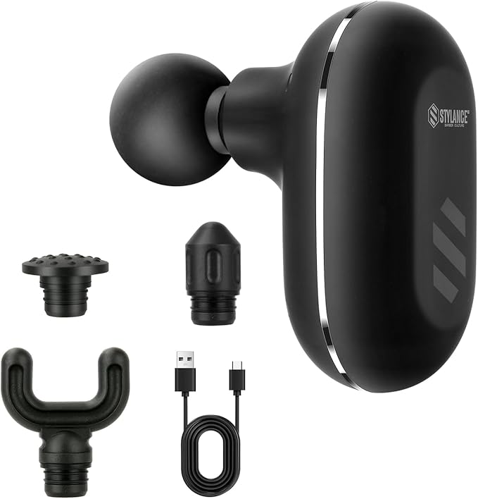 Neck Massage Mini Massage Gun Compact Sports Massager Percussion Deep Tissues Muscle Massager Portable Handheld Massager for Office HomeSalon Travel Gift
