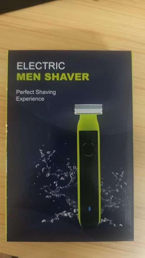 Beard Trimmer for Men - Rechargeable Hybrid Electric Shaver and Body Groomer Washable Face Shaver 4 Combs Wet/Dry Body Trimmer for Men
