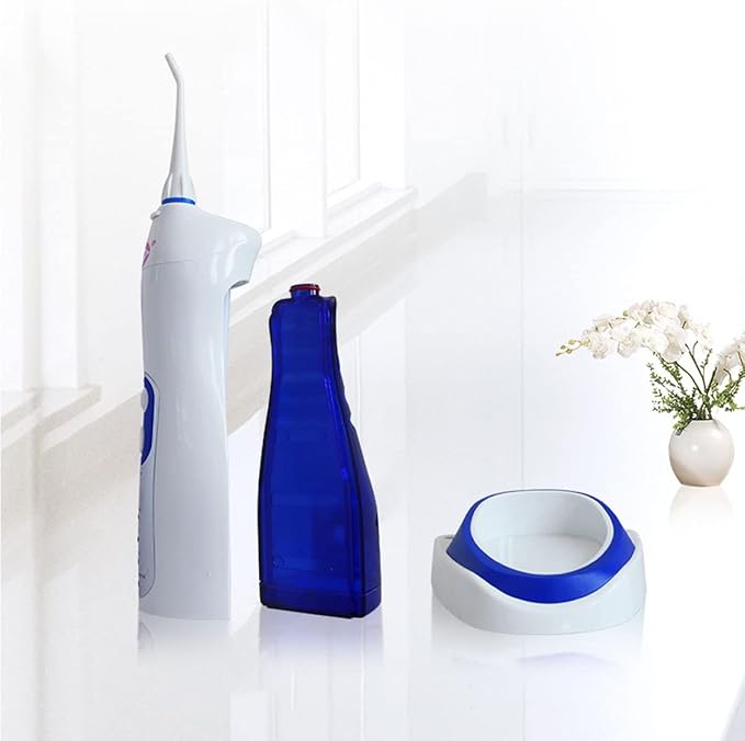Water Flosser Portable Dental Oral Irrigator with 3 Modes 4 Replaceable Jet Tips Rechargeable Waterproof Teeth Cleaner for Home and Travel -135ml Detachable Reservoir(Pink)