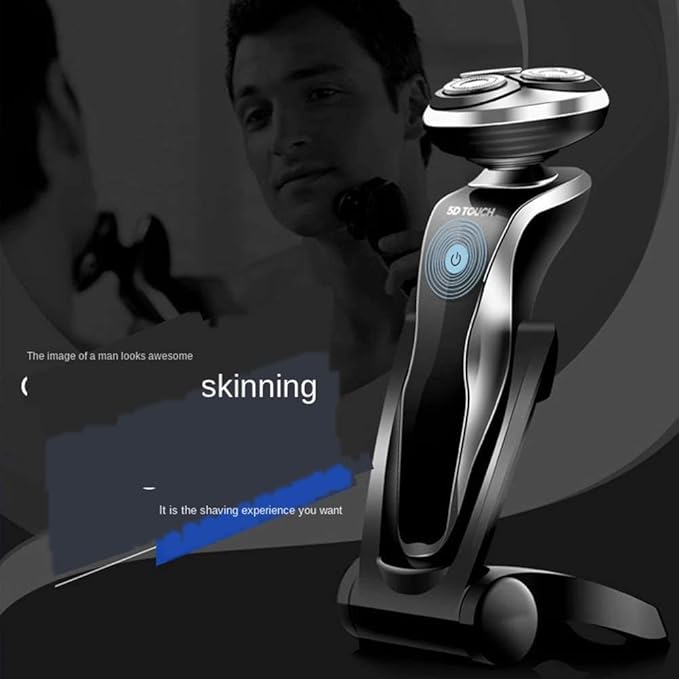 Electric Shavers for MenDry Wet Waterproof Mens Facial Shaver Portable Face Shaver Cordless Travel Fast Charging Waterproof Mens Electric Razor