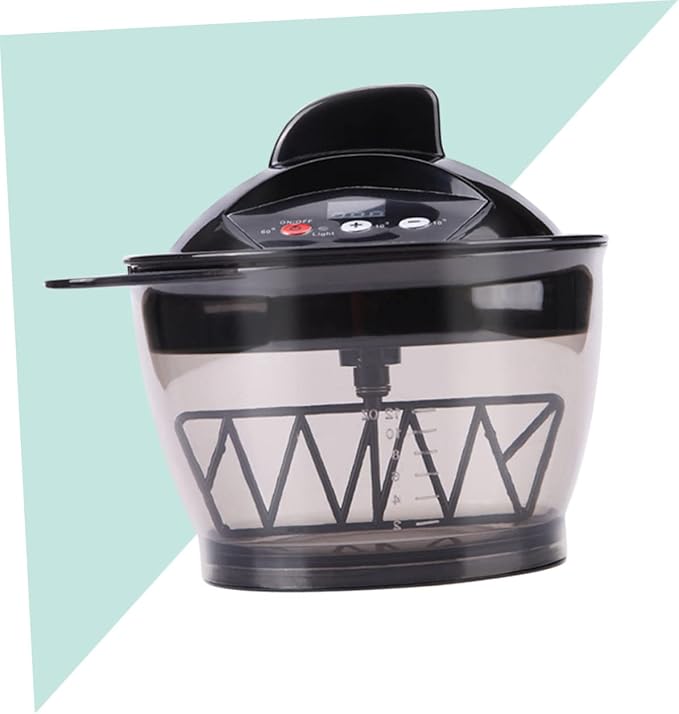 Electric Dye Stirring Bowl Mixer for Hair Coloring Automatic Cream Stirrer with Us Plug Durable Easy to Operate for Salon Home Use Reduces Waste for Hair Tinting