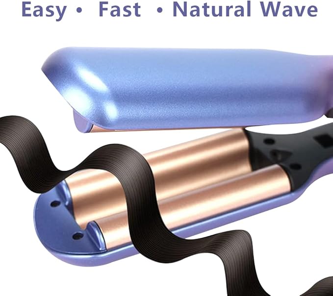 16mm 3 Barrels Hair Waver Curling Iron Wand Eggroll Adjustable Temperature Ceramic Wave Hair Curler Iron Curly Crimper Tools