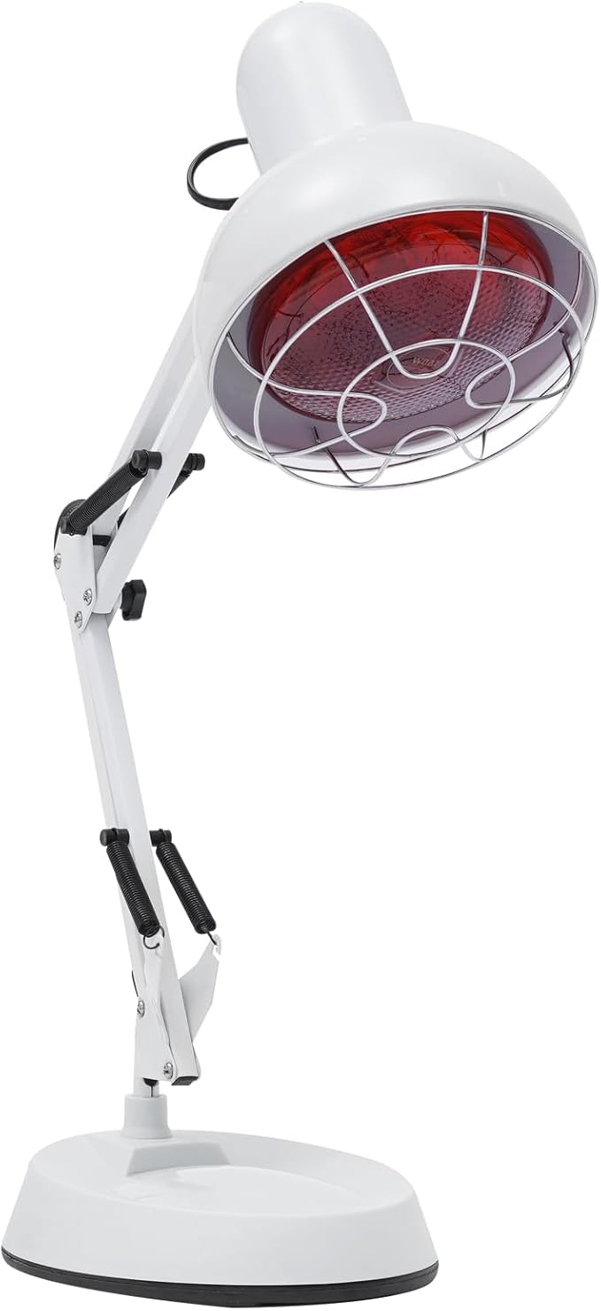 Infrared Light 150W Near Red Light Therapy Heat Lamp for Body Neck Ache Muscle Joint Back Pain Portable Infrared Heat Lamp