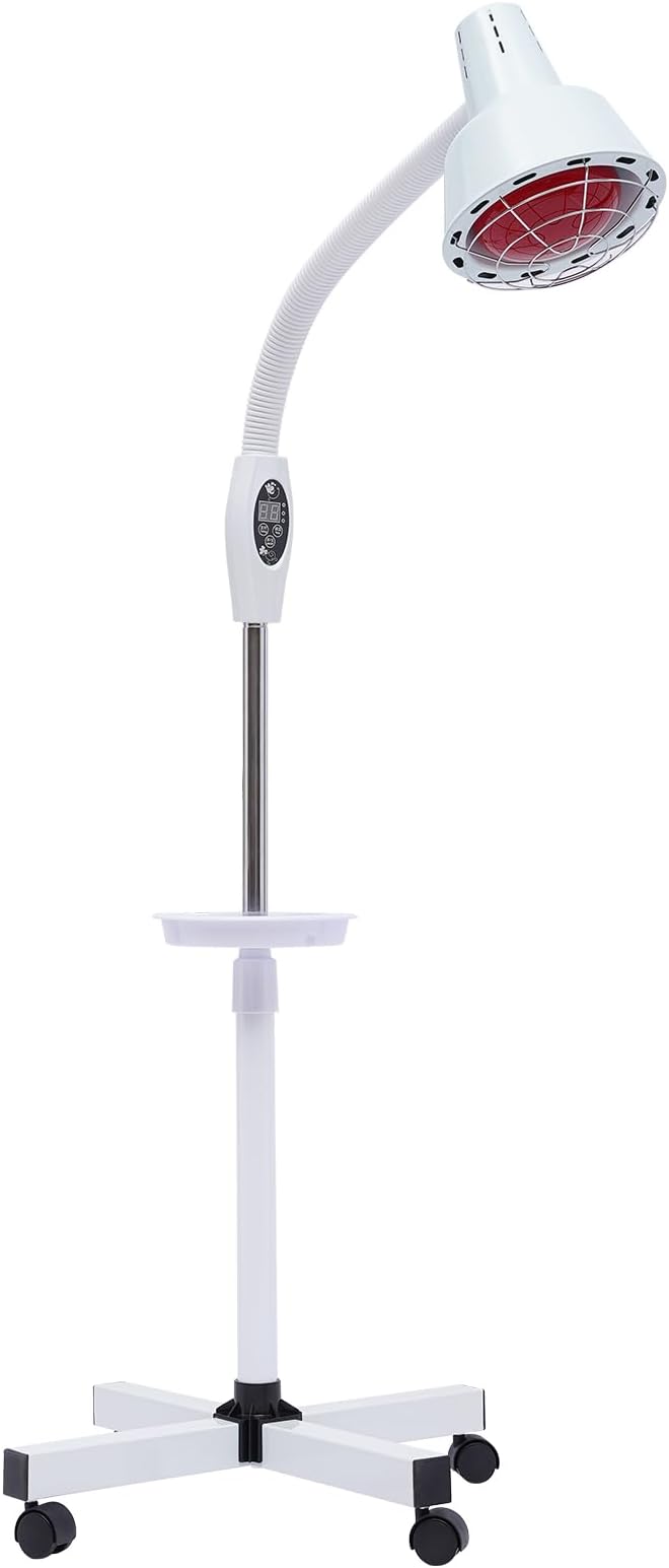 Infrared Light 275W Red Near Infrared Heat Lamp Adjustable Red Light Standing Lamp Set