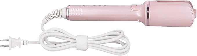 Generic Negative Ion Hair Curler 54W 3 Levels Temperature Adjustment Auto Shut Off Hair Curling Iron for Women Pink