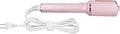 Hair Curling Iron Negative Ion Hair Curler with Dual Ion Generator 3 Temperature Settings Wand Curler for Women Pink Color 54W