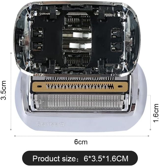 92S Replacement Shaver Head Compatible with Braun 9 Series Foil Shaver 9477cc9330s9465cc9460cc9419s9390cc9385cc