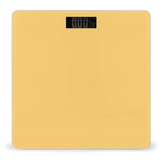 Smart Scale for Body Weight Automatic Switch Digital Bathroom Weighing Scale Light Orange