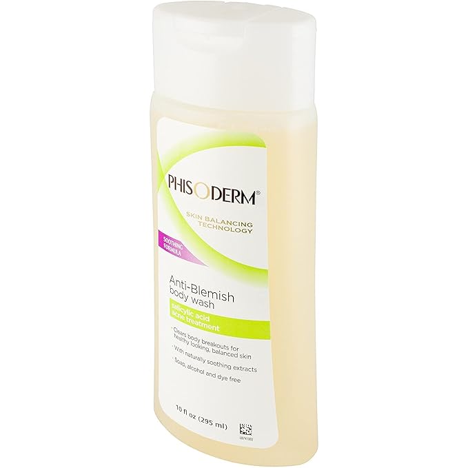 pHisoderm Anti-Blemish Body Wash 10 oz (Pack of 6)