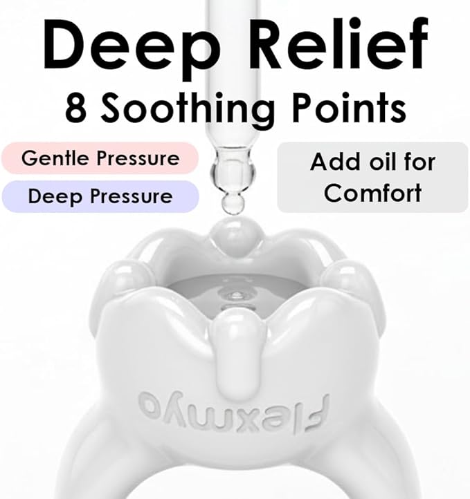 Ring Gua Sha Fascia Tool. Face &amp Body Massager – Non-Toxic Clay Ceramic Durable &amp Easy Grip. Korean Beauty Gift/US Patented