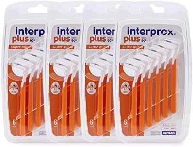 INTERPROX PLUS 90' Super Micro INTERDENTAL BRUSH SUPER MICRO 0.7MM - lower price by Interprox