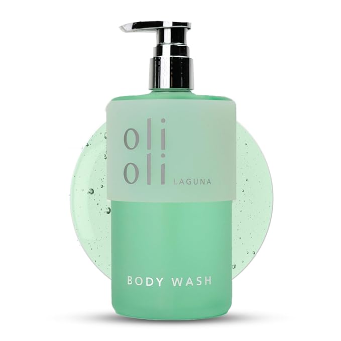 OLIOLI Revitalizing Body Wash 15.2oz | Detoxifying Aloe Vera with Pro-Vitamin B5 &amp Botanicals | Daily Hydrating Cleanser for All Skin Types | Deep Cleansing Body Wash for Dry &amp Sensitive Skin