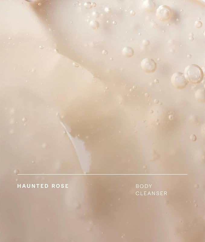 Future Society Haunted Rose Body Wash - Luxury Smoky Floral Scented Body Cleanser with Notes of Black Pepper Rose Amber &amp Sandalwood - Gentle Moisturizing Cleanser - Scented Shower Gel - 8oz