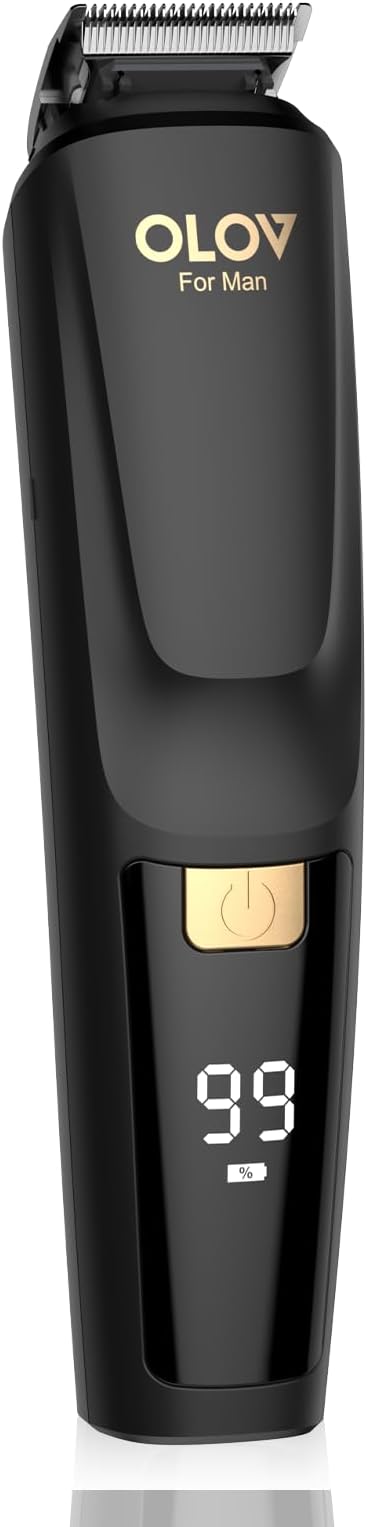 Beard Trimmer 20 Piece Mens Grooming Kit and Hair Clipper Electric Razor for Man Suitable for Beard Face Nose Hair Trimmer Black