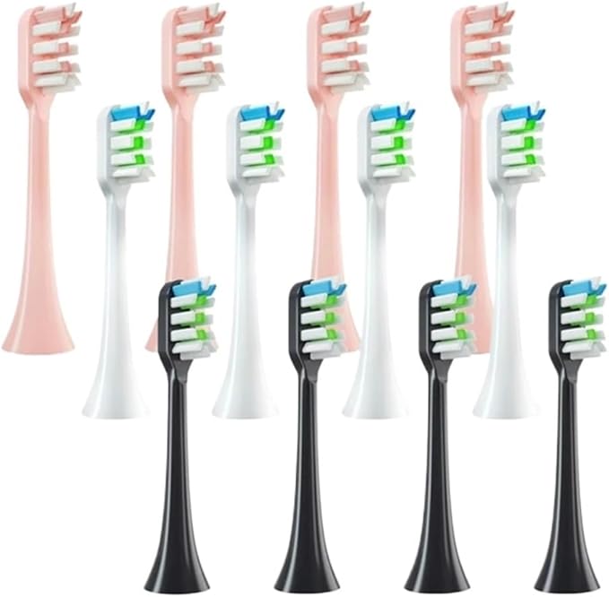 Replacement Brush Heads ForCompatible for Xiaomi SOOCAS X3 X5 V1 X3U 5-10pcs Bristle Electric Toothbrush Sealed Packed(5white)