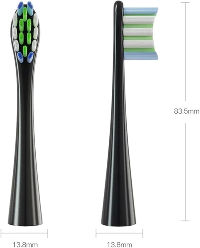 30/50PCS Vacuum Brush Compatible for Oclean X PRO/ Z1/ F1/ One/Air 2 /SE Replacement Head Toothbrush Nozzles Soft Bristle(30BeigeGray)