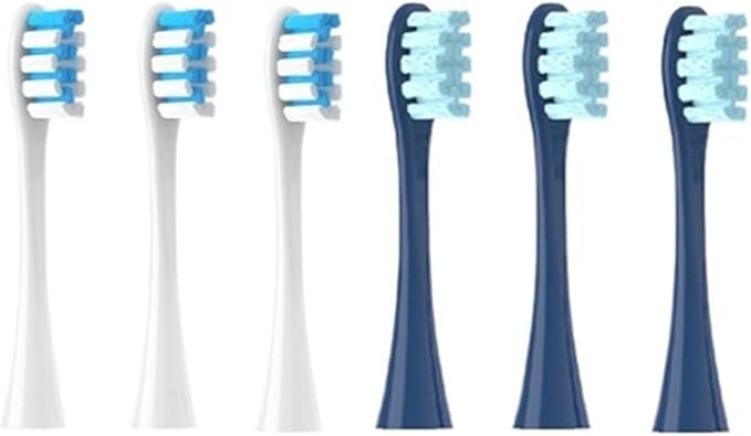 6PCS Replacement HeadsCompatible for Oclean Flow/X/X PRO/ Z1/ F1/ One/Air 2 /SE Brush(C)