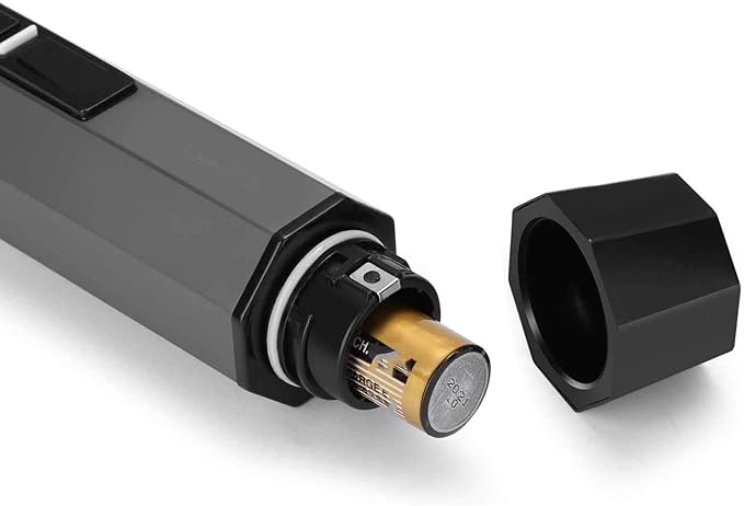 Ear and Nose Hair Trimmer Clipperfor Men and WomenBattery-OperatedWaterproof Dual Edge Blades for EasyBuilt-in LED Light.