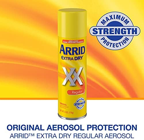 Arrid XX Extra Dry Aerosol Antiperspirant Deodorant Regular 6 oz (Pack of 9)