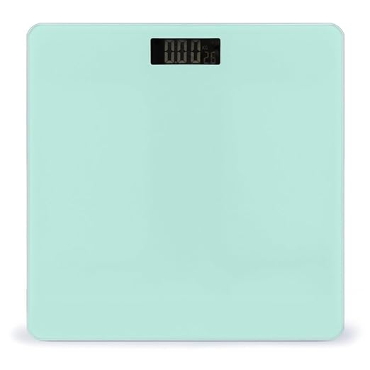 Men's Smart Scale for Body Weight Digital Bathroom Weighing Scale Automatic Switch Energy Saving Scale Mint Green