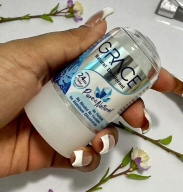 Alum stone deodorant natural 70 g. (1Pack= 6 Pc) By naveenana shop.
