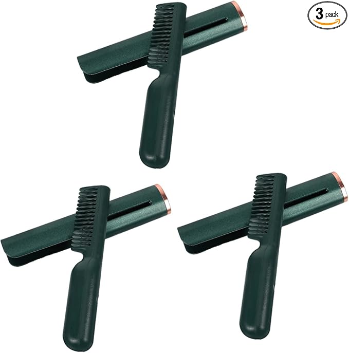 Beaupretty 3pcs Hair Straightening Brush Electric Heating Comb Styling Tool Ceramic Results