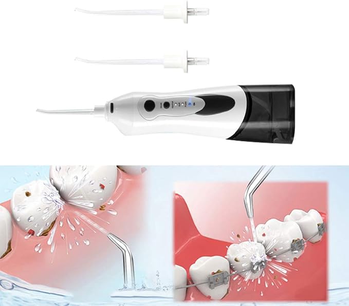 ELQ Cordless Water Flosser Portable Oral Irrigator with Ultra Fine Water Flow Oral Irrigator Water Flosser Practical Tooth Cleaner