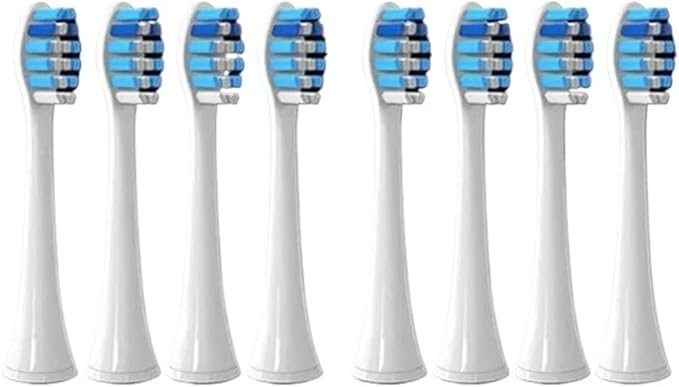Compatible for Toothbrush Brush Head Replacement Heads HX3/HX6/HX9 Series HX3210/3211/6150/6500/6510/6530/9342/6730(8P3)