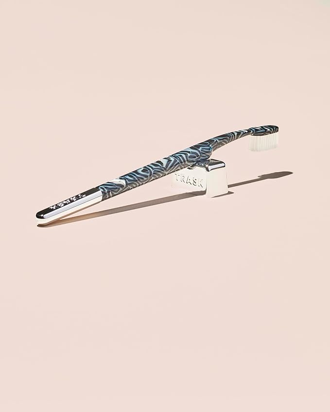 TRASK The Better Brush - Luxury Soft Bristle Dentist Designed Manual Toothbrush for Adults Shadowdance