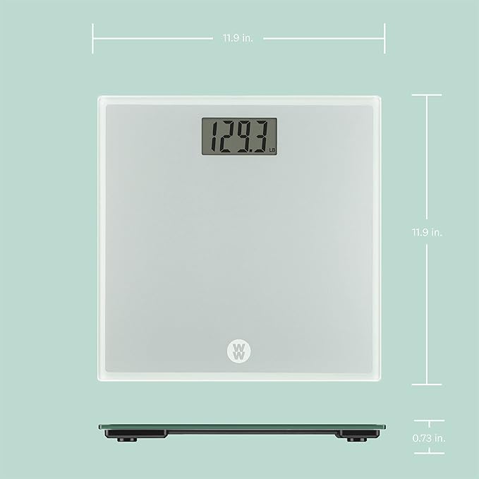 Weight Watchers Scales by Conair Scale for Body Weight Digital Bathroom Scale in Glass